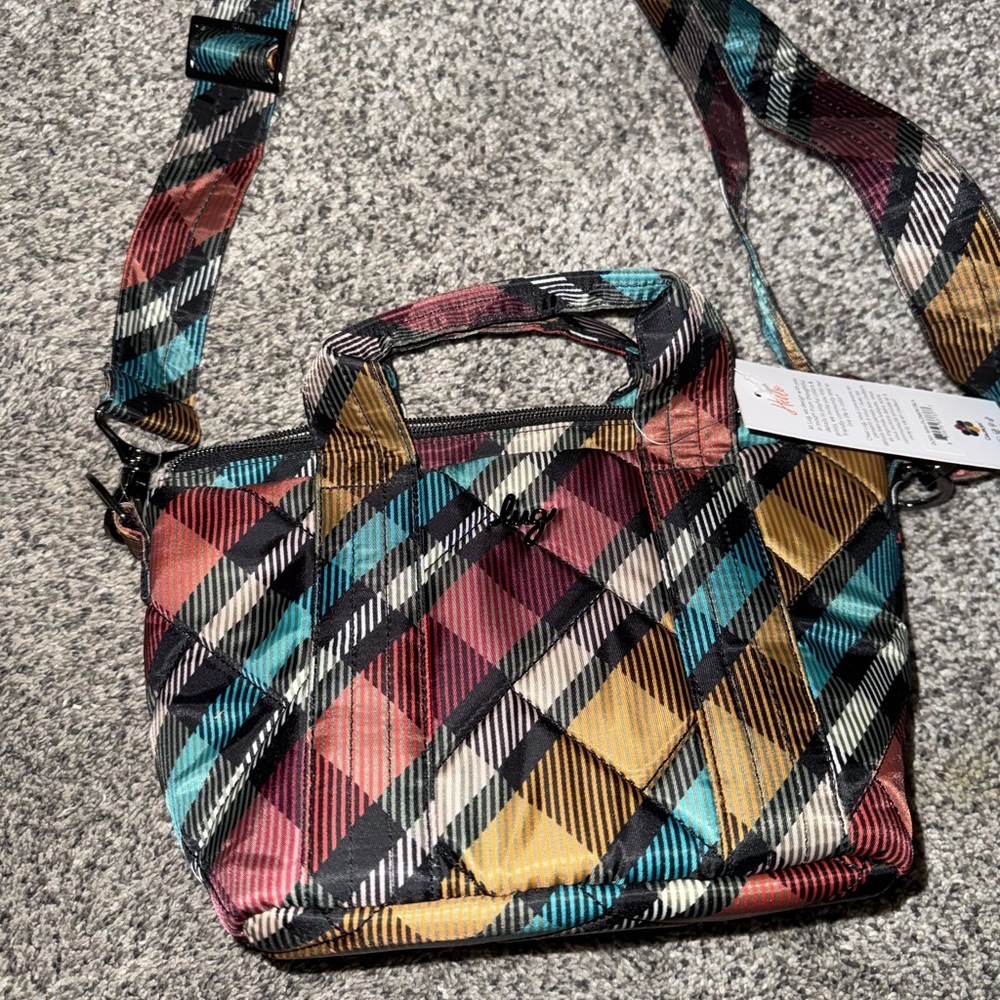 Lug Multicolor Plaid Women's purse - Picture 2 of 3